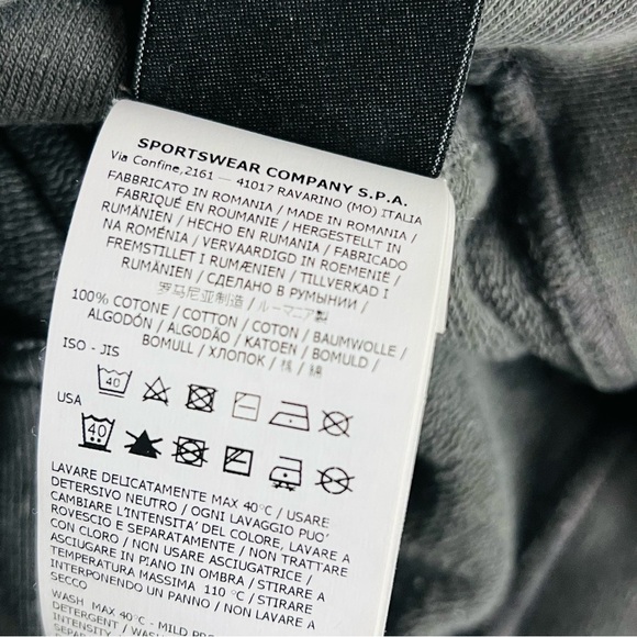 Stone Island Gray Reverse Embroidered Oversized Hoodie XL - Picture 7 of 9